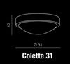 Plafoniera Colette Alb / Crom, AZ1311 (2)