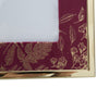 Rama foto decorativa din MDF si metal Glam Large Bordeaux / Auriu, 28 x 33,5 cm (4)