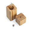 Rasnita sare / piper din lemn, Bamboo Square Small Natural, L5xl5xH14,7 cm (3)