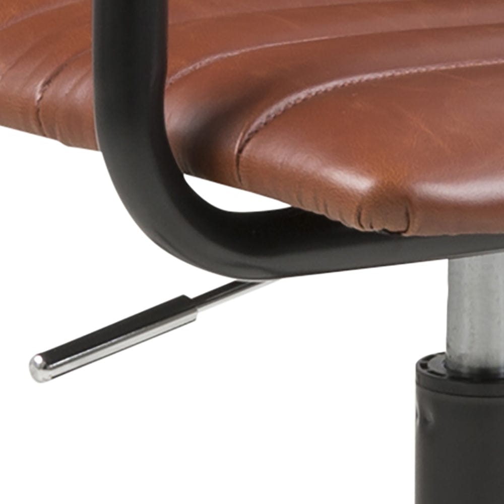 Scaun de birou ergonomic tapitat cu piele ecologica Winslow Maro, l45xA58xH103 cm (6)