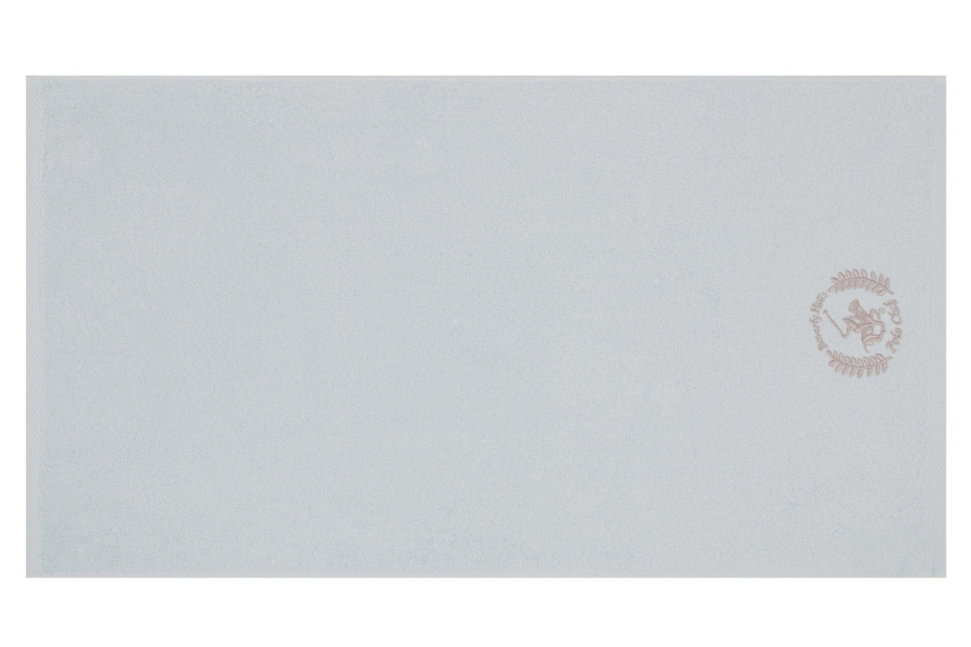Set 2 prosoape baie din bumbac, Beverly Hills Polo Club 402 Bleu / Nude, 50 x 90 cm (4)