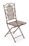 Set 2 scaune pliabile de gradina / terasa din metal Melanie Maro, l38xA51xH92 cm (1)