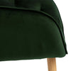 Set 2 scaune tapitate cu stofa si picioare din lemn Brooke Velvet Verde / Stejar, l58xA57xH83 cm (7)