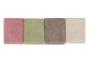 Set 4 prosoape baie din bumbac, Beverly Hills Polo Club Alinda Alb V08 / Mix 4 culori, 30 x 30 cm (4)
