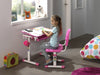 Set birou pentru copii, reglabil pe inaltime Comfortline Roz, L66,4xl47,4xH54 cm (18)