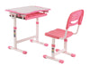 Set birou pentru copii, reglabil pe inaltime Comfortline Roz, L66,4xl47,4xH54 cm (1)