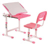 Set birou pentru copii, reglabil pe inaltime Comfortline Roz, L66,4xl47,4xH54 cm (2)