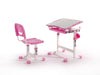 Set birou pentru copii, reglabil pe inaltime Comfortline Roz, L66,4xl47,4xH54 cm (4)