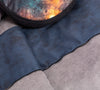 Set cuvertura pat copii si 1 perna decorativa Dark Metal Grey (3)