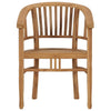 Set masa de gradina / terasa din lemn de tec, Adela Natural + 2 scaune de gradina, Janice Natural, Ø80xH75 cm (7)