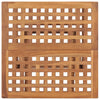 Set masa + 2 scaune pliabile pentru gradina / terasa, din lemn de tec, Gino Natural / Gri, L50xl50xH50 cm (4)