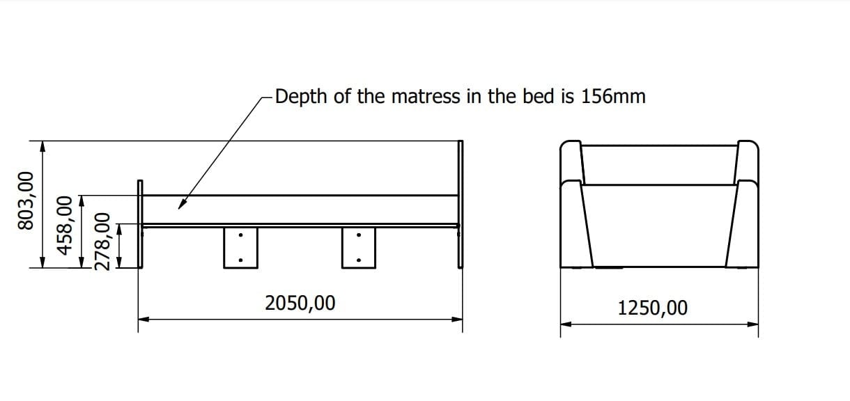 Set Mobila dormitor din pal, pentru copii, 5 piese, Kiki Fag / Nude, 200 x 120 cm (6)