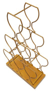 Suport metalic pentru sticle Rack 6 Auriu, l31xA12,7xH53 cm (7)