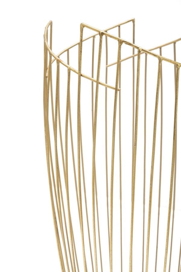 Suport metalic pentru umbrele Fashion Auriu, Ø28xH69 cm (4)