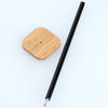Suport pentru depozitare hartie igienica, din bambus, Bamboo Natural / Negru, L12xl12xH46 cm (1)