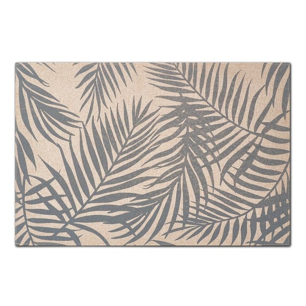 Suport vesela din material textil, Palm Rectangle Bej, L45xl30 cm (2) & ZLLRGMB-PLACEMAT-PALM