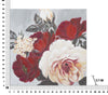 Tablou pictat manual, Lovely Flowers Multicolor, 90 x 90 cm (5)