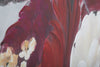 Tablou pictat manual, Lovely Flowers Multicolor, 90 x 90 cm (2)