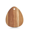 Tocator din lemn de salcam, Oriental Oval Small Natural, L30xl26xH2 cm (3)