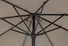 Umbrela de soare, Kalife Grej, Ø300xH242 cm (1)