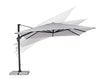 Umbrela de soare suspendata, Calis Gri Deschis, L400xl400xH308 cm (5)