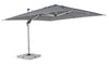Umbrela de soare suspendata, Calis Gri Inchis, L400xl400xH308 cm