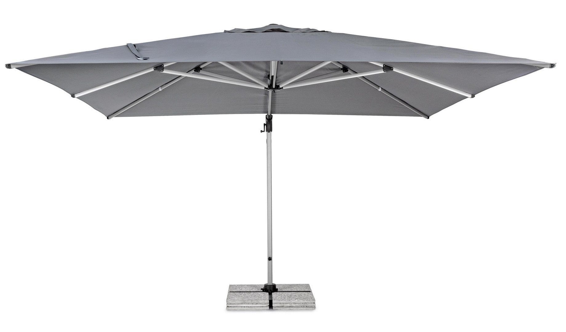 Umbrela de soare suspendata, Calis Gri Inchis, L400xl400xH308 cm (2)