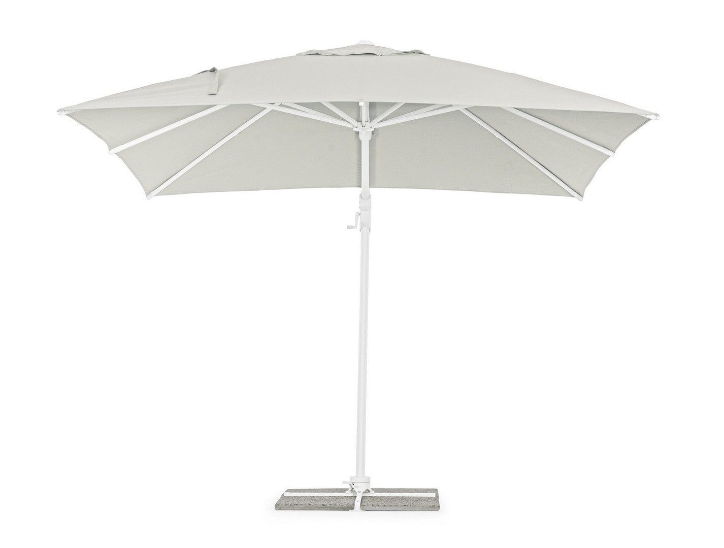 Umbrela de soare suspendata, Eden C Gri Deschis, L300xl300xH265 cm (3)