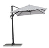 Umbrela de soare suspendata, Ines C Gri Deschis, L300xl200xH247 cm (3)