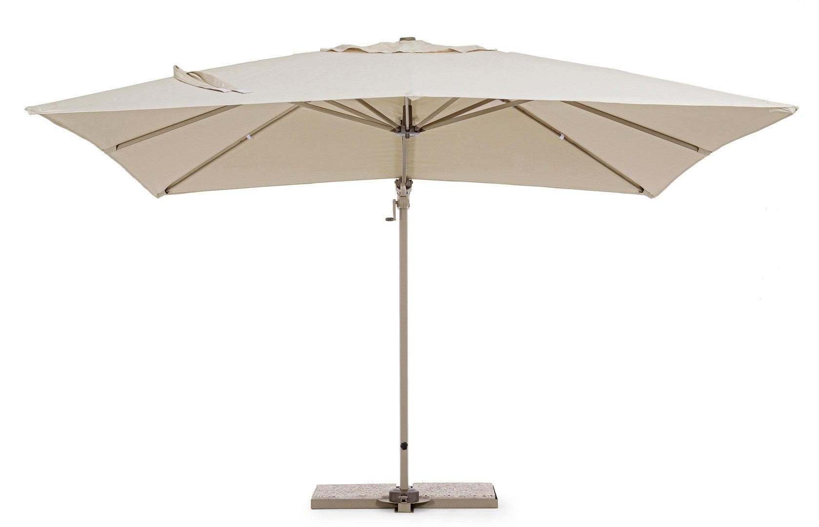 Umbrela de soare suspendata, Saragozza A Bej, L300xl300xH255 cm (2)