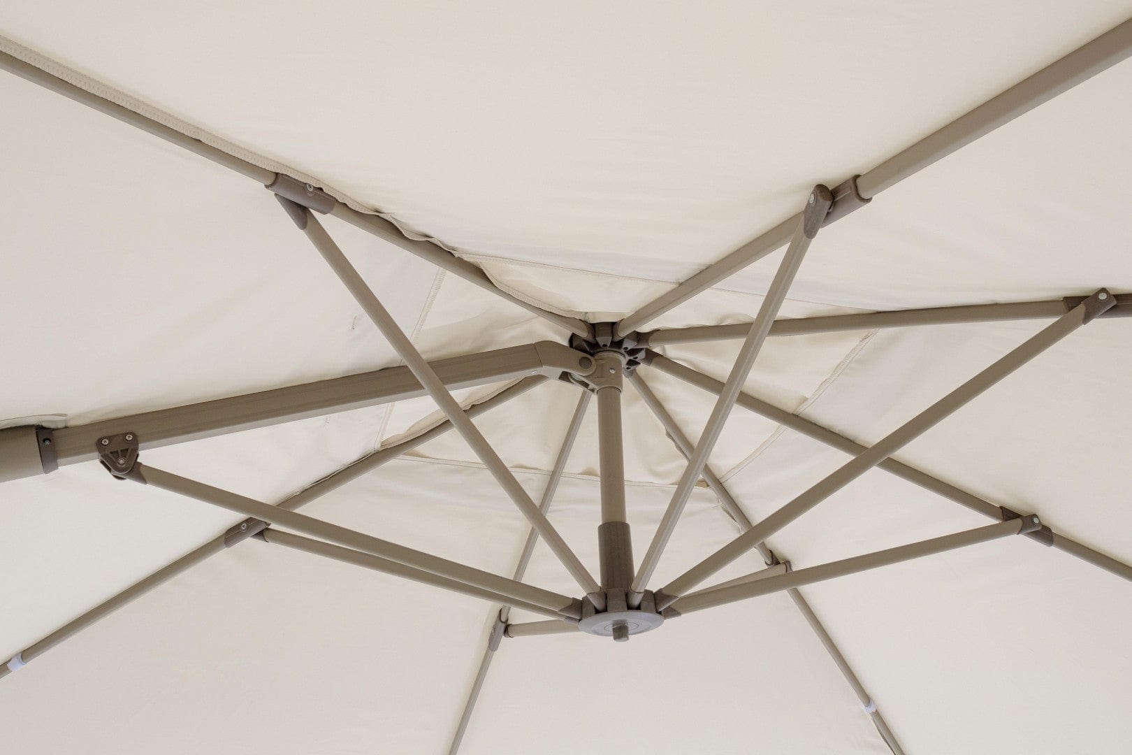 Umbrela de soare suspendata, Saragozza A Bej, L300xl300xH255 cm (8)