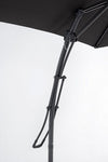 Umbrela de soare suspendata, Sorrento Gri Inchis, Ø300xH243 cm (5)