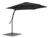 Umbrela de soare suspendata, Sorrento Gri Inchis, Ø300xH243 cm