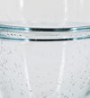 Vaza decorativa din sticla, Atlantis Low Transparent / Bleu, Ø20xH32 cm (3)