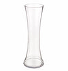 Vaza decorativa din sticla Venice Shaped Transparent, Ø13,5xH40 cm