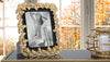 Rama foto decorativa din polirasina, Glam Gink Auriu / Negru, 24,5 x 29 cm (4)