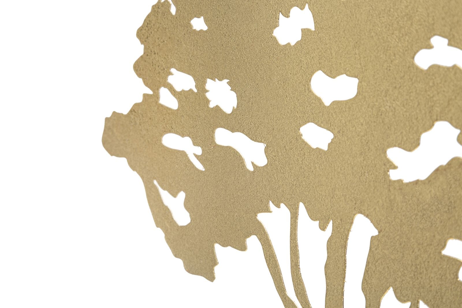 Decoratiune metalica, Leaf Tree Plan Auriu, L43,5xl8xH41,5 cm (3)