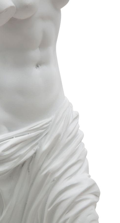 Decoratiune din polirasina, Statua Woman Alb, L14xl12xH49 cm (3)