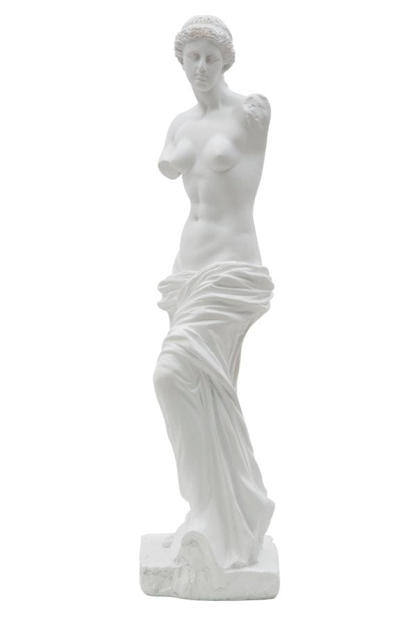 Decoratiune din polirasina, Statua Woman Alb, L14xl12xH49 cm (4)