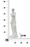 Decoratiune din polirasina, Statua Woman Alb, L14xl12xH49 cm (6)