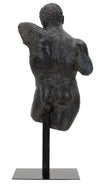 Decoratiune din polirasina, Museum Man Negru, L26xl22xH57,5 cm (4)