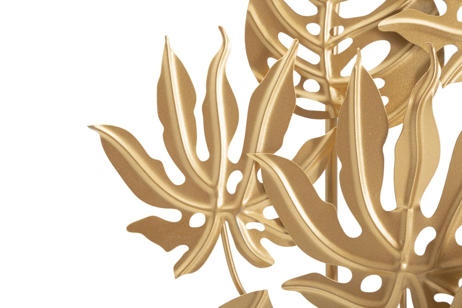 Decoratiune metalica, Palm Auriu, L56xl10xH57,5 cm (1)