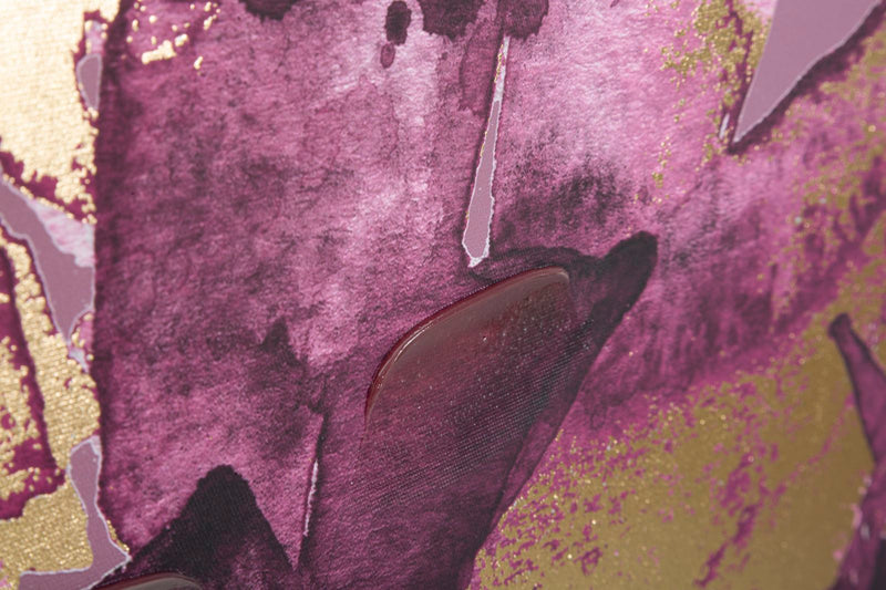 Tablou Canvas Dark Leaves Multicolor, 80 x 120 cm (3)