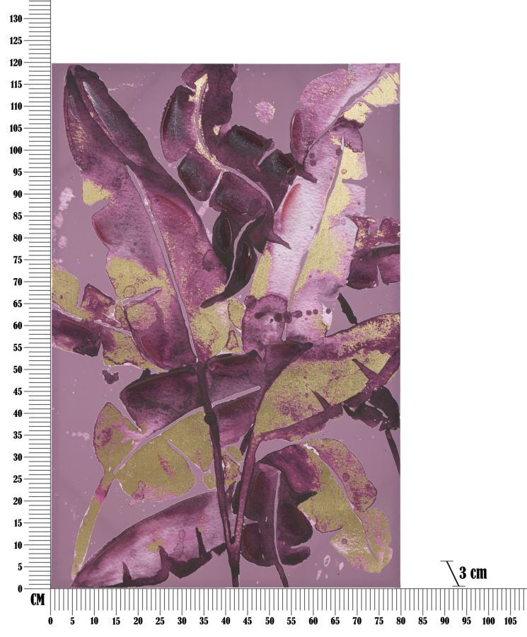 Tablou Canvas Dark Leaves Multicolor, 80 x 120 cm (5)