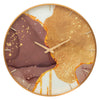Ceas de perete din sticla, Glody Multicolor, Ø60 cm