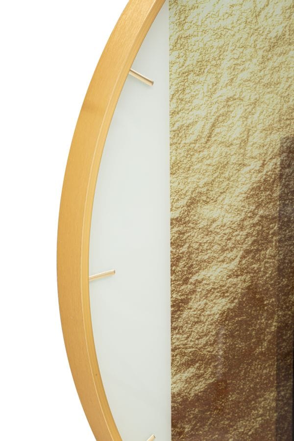 Ceas de perete din sticla, Motif Multicolor, Ø80 cm (1)