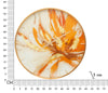 Ceas de perete din sticla, Toply Multicolor, Ø60 cm (5)