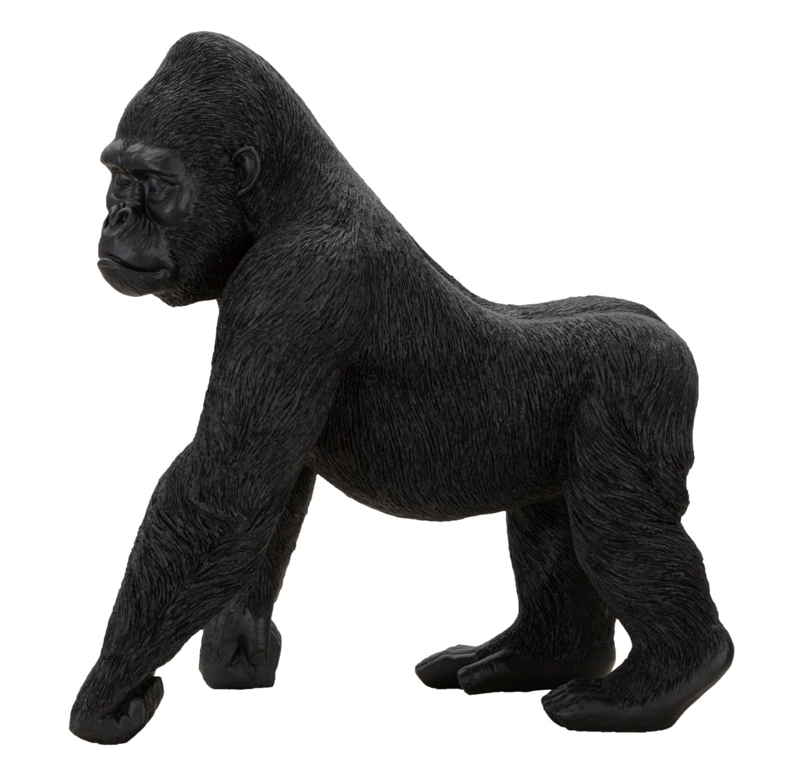 Decoratiune din polirasina, Gorilla Small Negru, L35xl21,5xH37,5 cm (1)