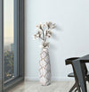 Vaza decorativa din polirasina, Panama Alb Antichizat, Ø18,5xH55 cm (4)