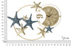 Ceas de perete din metal, Sea Star Multicolor, l91,4xH67,3 cm (5)